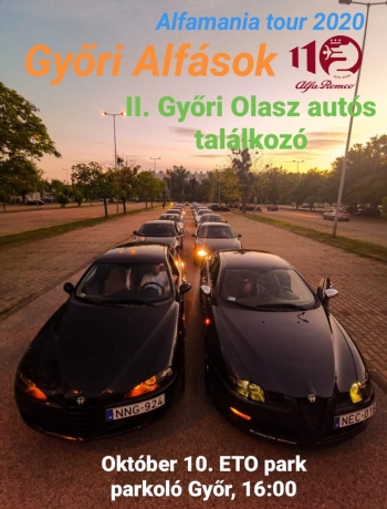 II. Stretnutie talianskych áut v maďarskom Győri